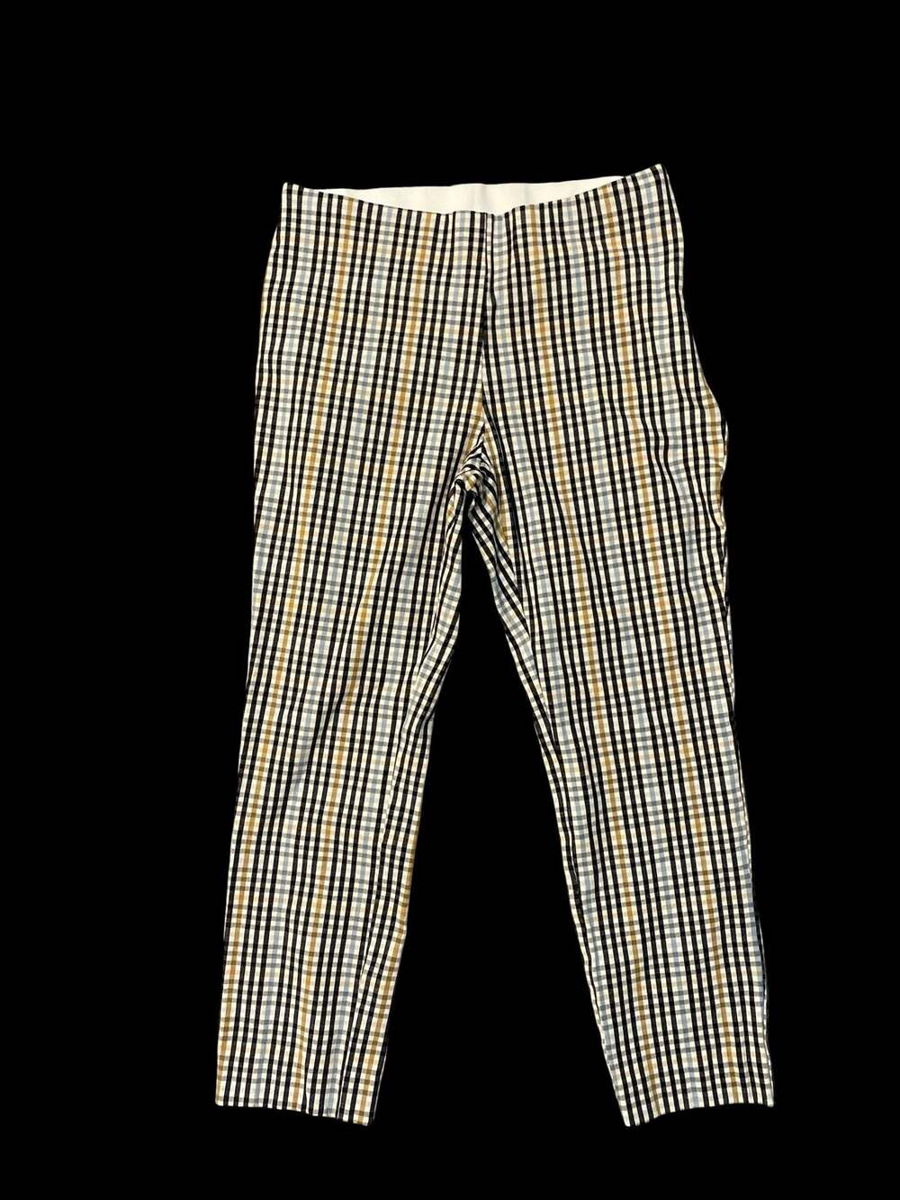 A New Day Plaid Slim Fit Ankle Pants Size 8